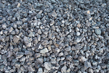 Cobbles Texture, gray, small. Background, place for text, copyspace
