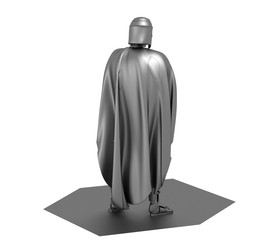 3D rendering, warrior character, illustration