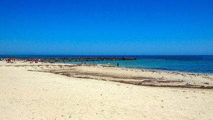 Busselton beach on a sunny day, Western Australia