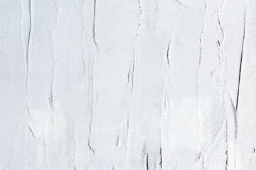 Obraz premium White painted texture with brush and palette knife strokes for interesting and modern backgrounds. Suitable for web designs and wallpapers
