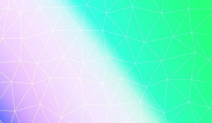 Polygonal pattern with triangles mosaic cover. For your idea, presentation, smart design Vector illustration. Creative gradient color.
