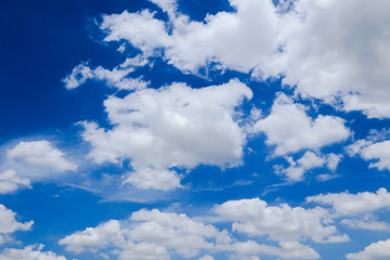 Naklejka na ściany i meble Beautiful abstract cloud and clear blue sky landscape nature background and wallpaper