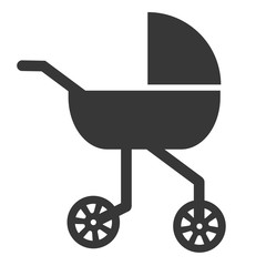 Kinderwagen vekor illustration icon