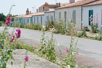 Rues fleuries de l'Ile d'Aix