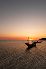 Zachód słońca, Koh Phangan, Tajlandia