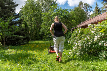 Woman gardening