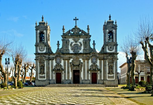 Bom Jesus de Matosinhos church in north of Portugal