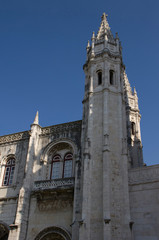 Fototapeta na wymiar Elements of architecture. Jeronimos Monastery in Lisbon. Portugal.