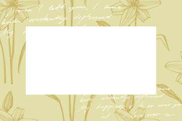 Lily flowers. Botanical illustration. Good for cosmetics, medicine, treating, aromatherapy, nursing, package design, field bouquet. Hand drawn wild hay flowers.