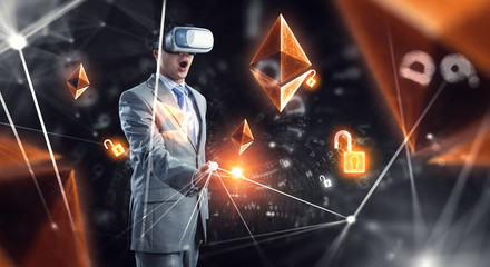 Virtual reality experience. Technologies of the future.