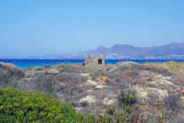Fototapeta na wymiar view of island of santorini greece
