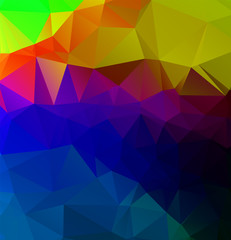 Fototapeta premium Abstract multicolor full Color rainbow background. Vector polygonal design illustrator