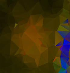 Vector Abstract geometric darkness black shape polygonal style