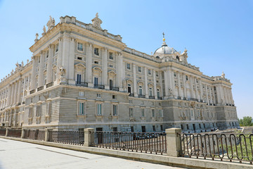 Obraz premium Royal Palace of Madrid, Spain