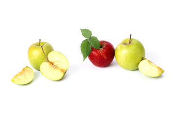 fruits isolated on white background