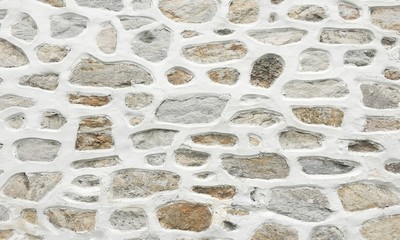 old stone wall background, seamless ashlar stone wall texture.