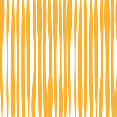 Yellow abstract lines pattern. Wavy background. Vector illustration, flat design