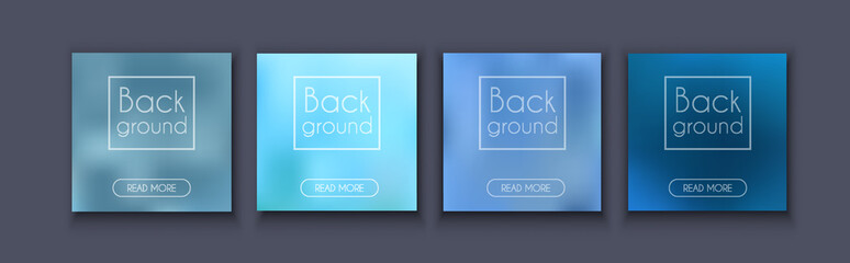 Brochure banner set collection flyer of abstract