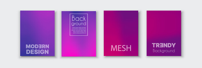 Brochure banner set collection flyer of abstract