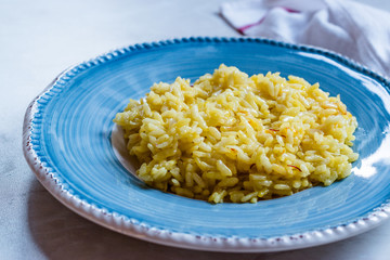 Italian Risotto with Saffron / Alla Milanese Style.