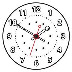 Clock icon. World time concept. Business background
