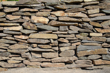 The image of masonry on the nature