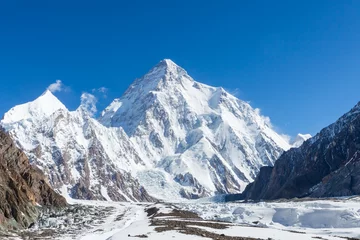 Foto auf Acrylglas K2 K2 Berggipfel, zweithöchster Berg der Welt, K2 Trek, Pakistan, Asien
