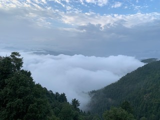 view of mountains