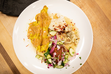 Thai Chicken Satay with Peanut Sauce
