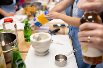 Marble Mortar and Pestle