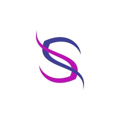 Letter S logo design vector