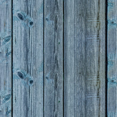 Seamless photo pattern of old wooden plank fence with corrosion.
