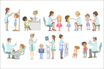 Kids On Medical Examination