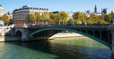 Pont Notre-Dame across Seine, Paris