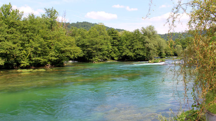 view of a river in bosnia