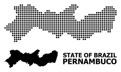 Dot Pattern Map of Pernambuco State