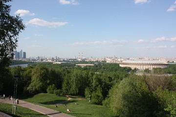 view of the city