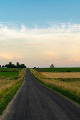 Fototapeta premium Open country road