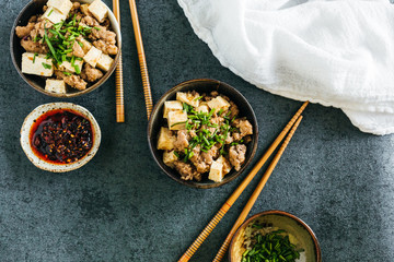 Mapo Tofu Dinner