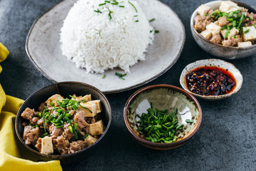 Mapo Tofu Dinner