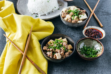 Mapo Tofu Dinner