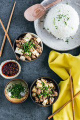 Mapo Tofu Dinner