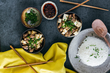 Mapo Tofu Dinner