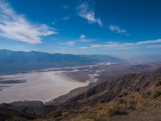Fototapeta na wymiar Death Valley National Park and Zabriskie point
