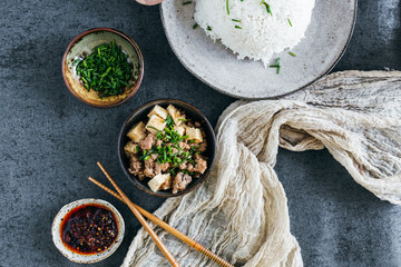 Mapo Tofu Dinner