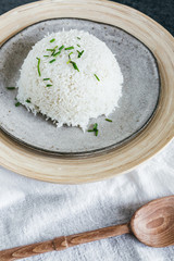 Stone Bowls with Condiments