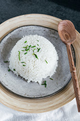 Stone Bowls with Condiments