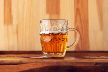 Beer jug on bar counter