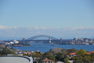 view of sydney harbour bridge