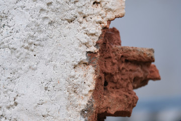 Detail of concrete wall texture , grunge background.